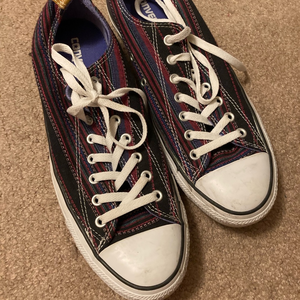 Converse Multicolor Striped Sneakers